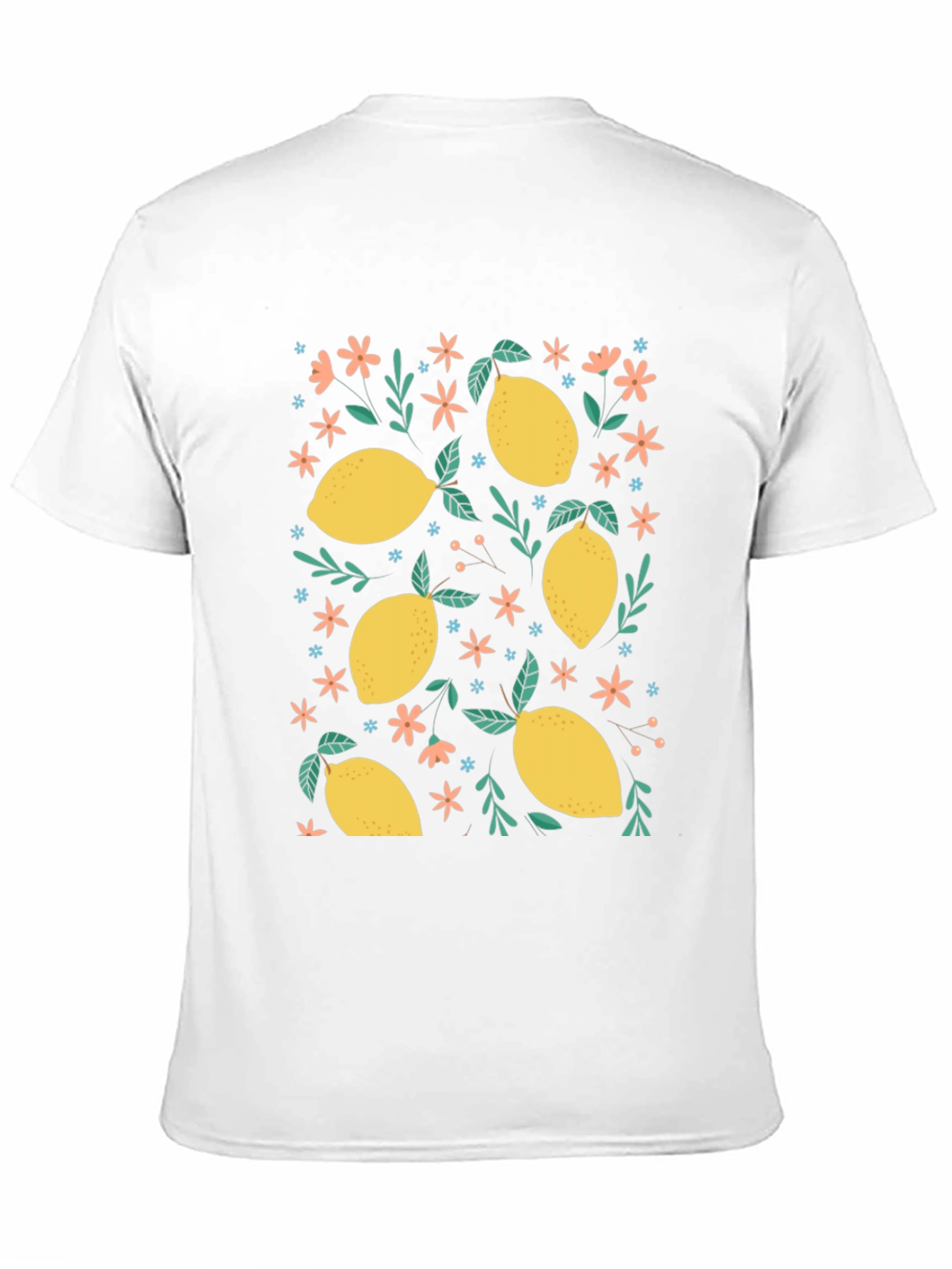 Lemon Print T-Shirt - Fresh & Fun Style