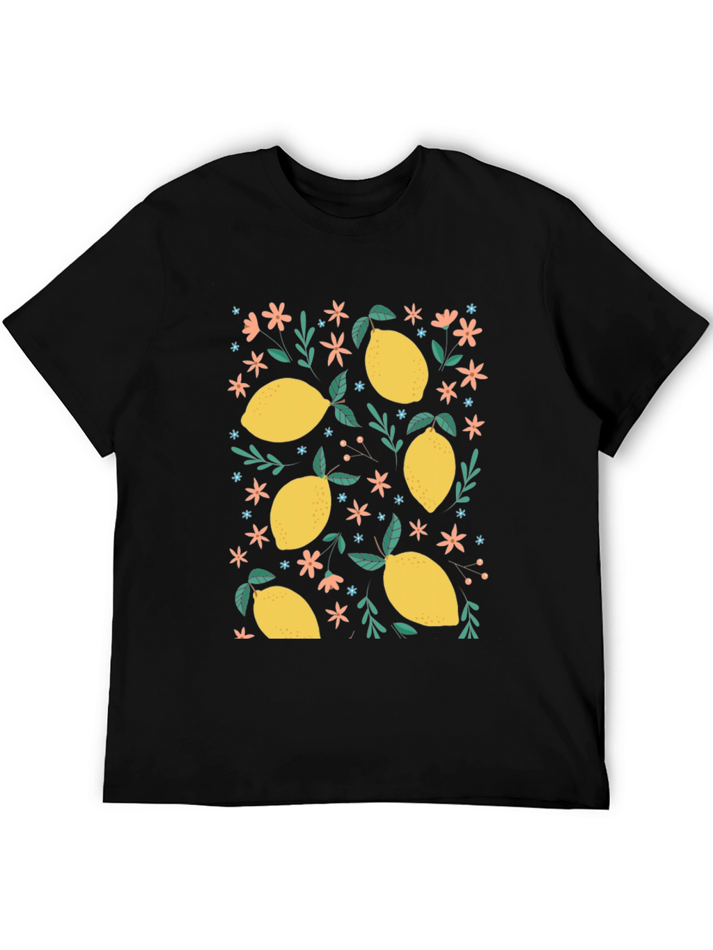 Lemon Print T-Shirt - Fresh & Fun Style