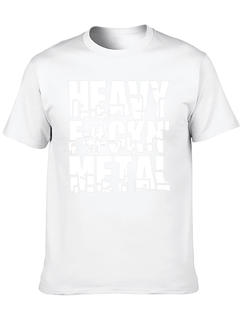 Heavy Metal T-Shirt - Black Cotton Graphic Tee