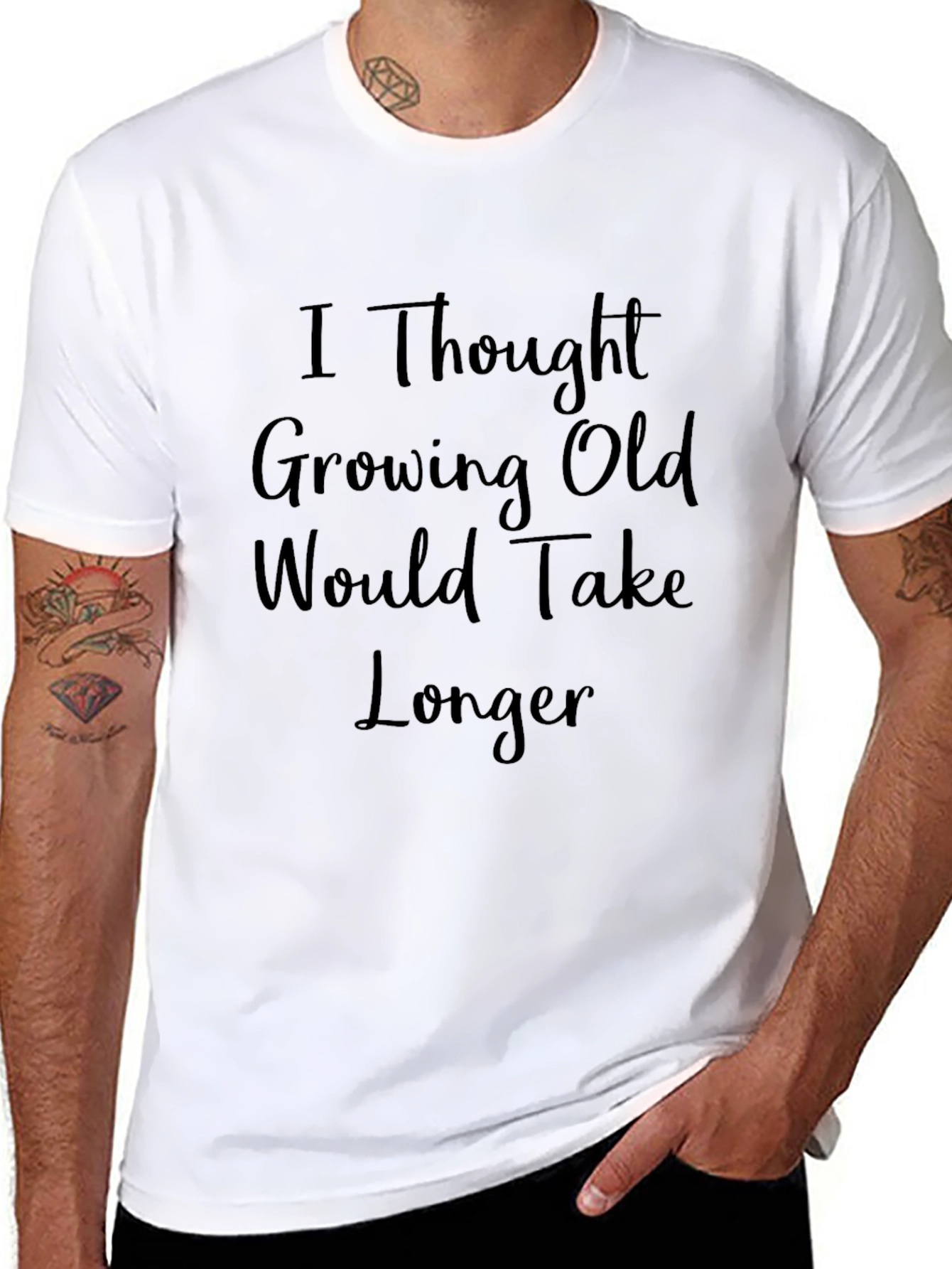 Funny Growing Old T-Shirt