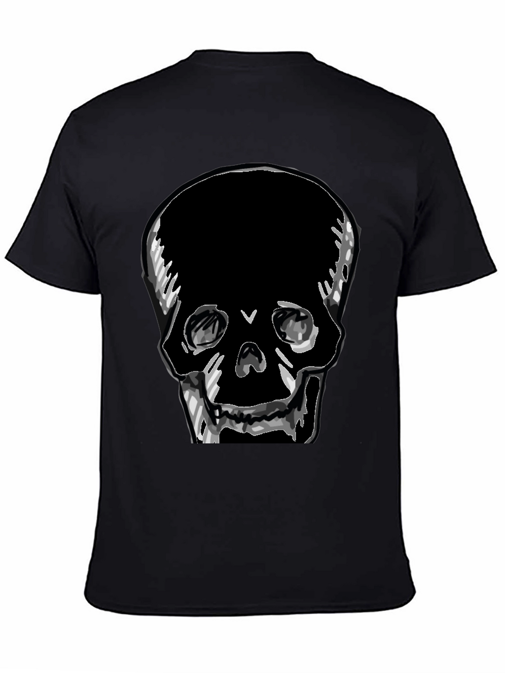 Skull Graphic Tee - Mens Black T-Shirt