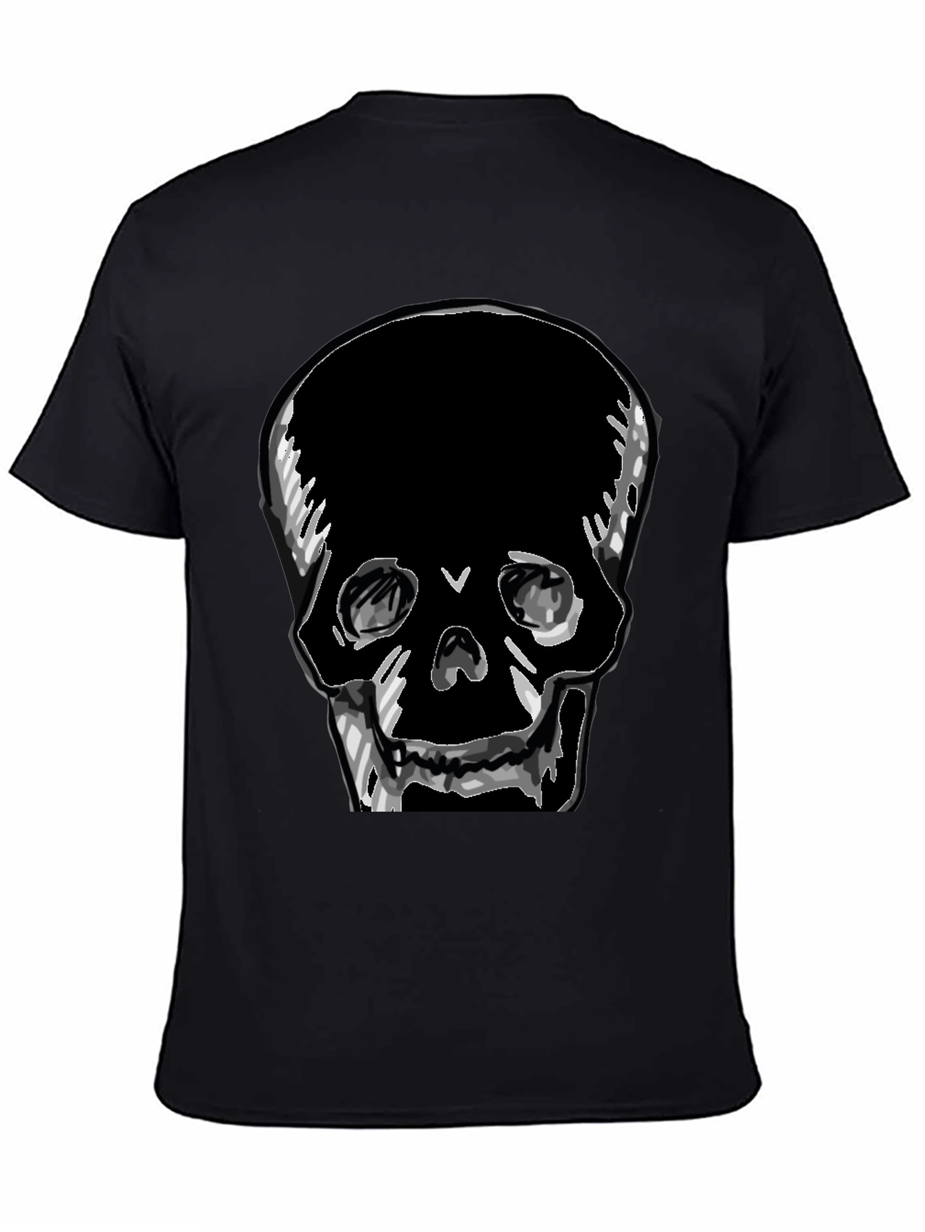 Skull Graphic Tee - Mens Black T-Shirt