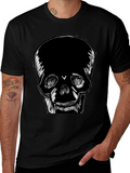 Skull Graphic Tee - Mens Black T-Shirt