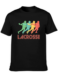 Lacrosse Players Graphic T-Shirt
