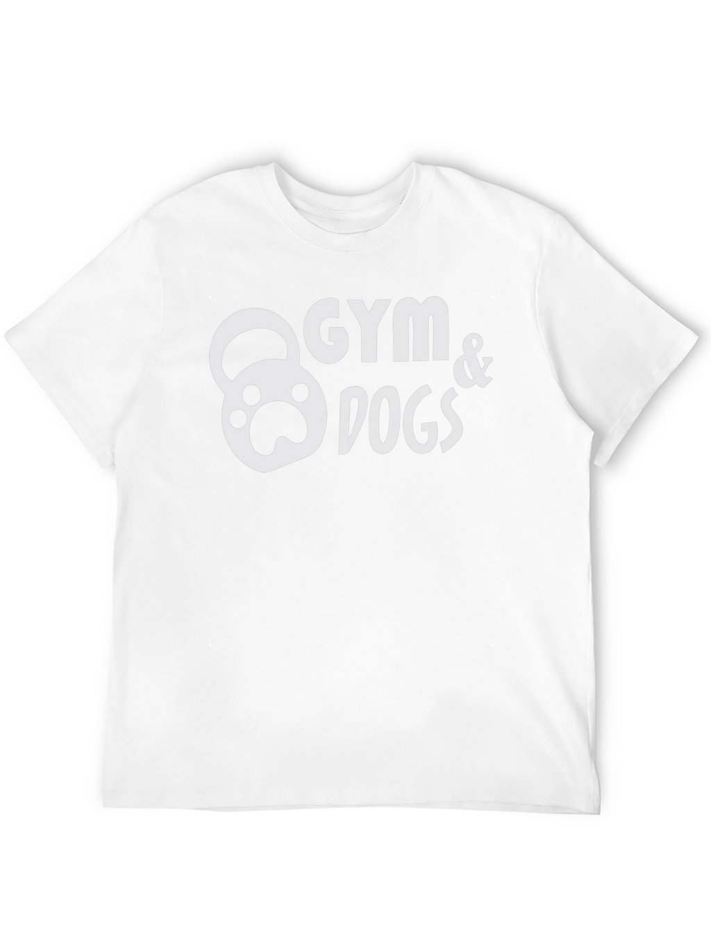 Gym & Dogs Graphic Tee - Black Cotton T-Shirt