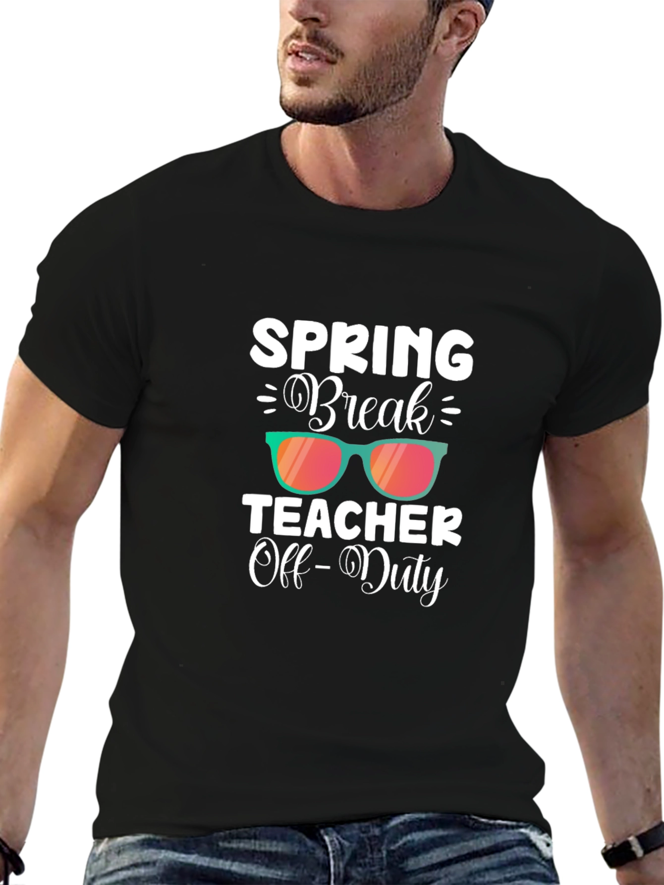 Spring Break Teacher Off-Duty Graphic Tee