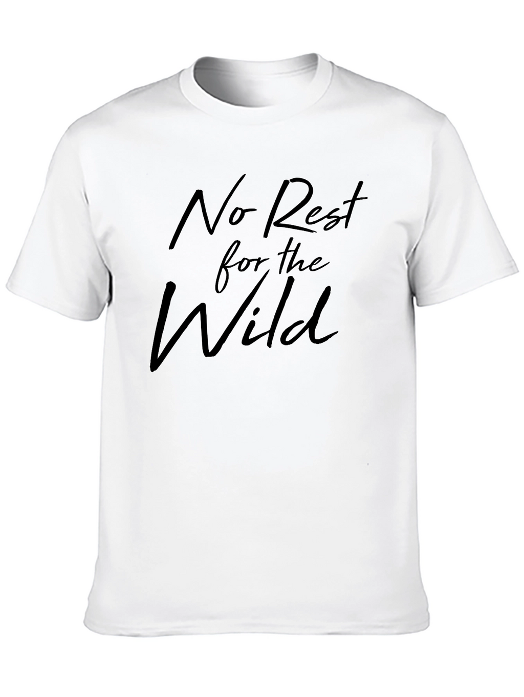 No Rest for the Wild Black T-Shirt