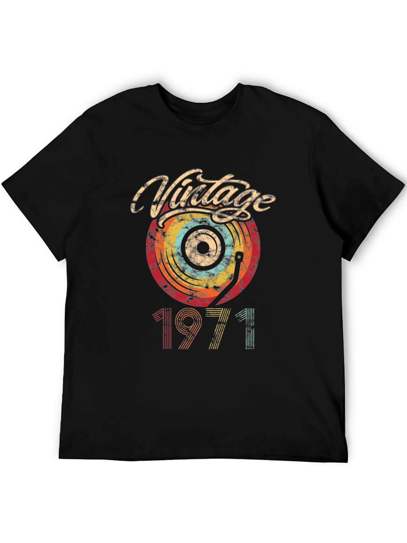 Vintage 1971 Record T-Shirt