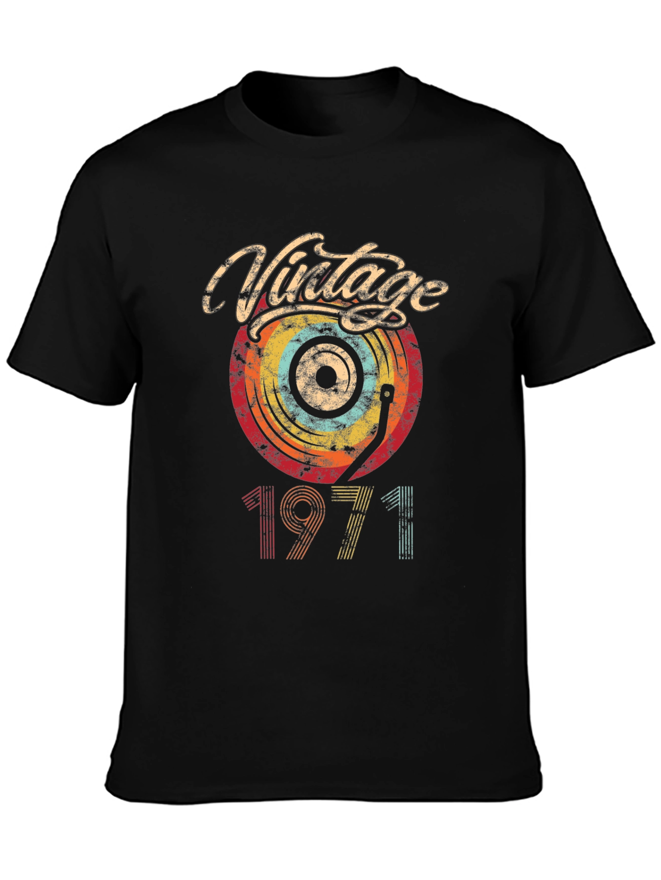 Vintage 1971 Record T-Shirt
