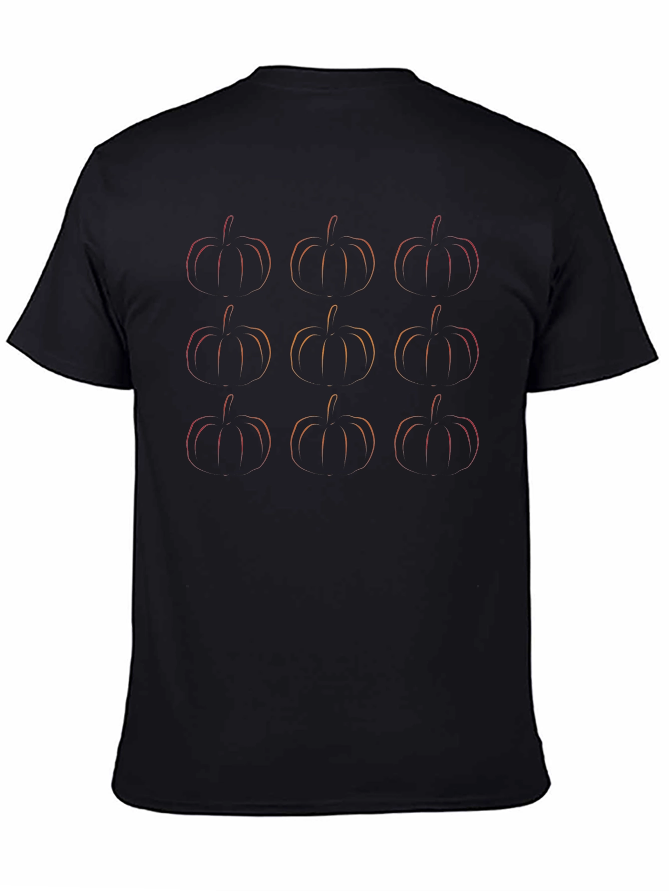 Pumpkin Pattern Tee - Fall Apparel