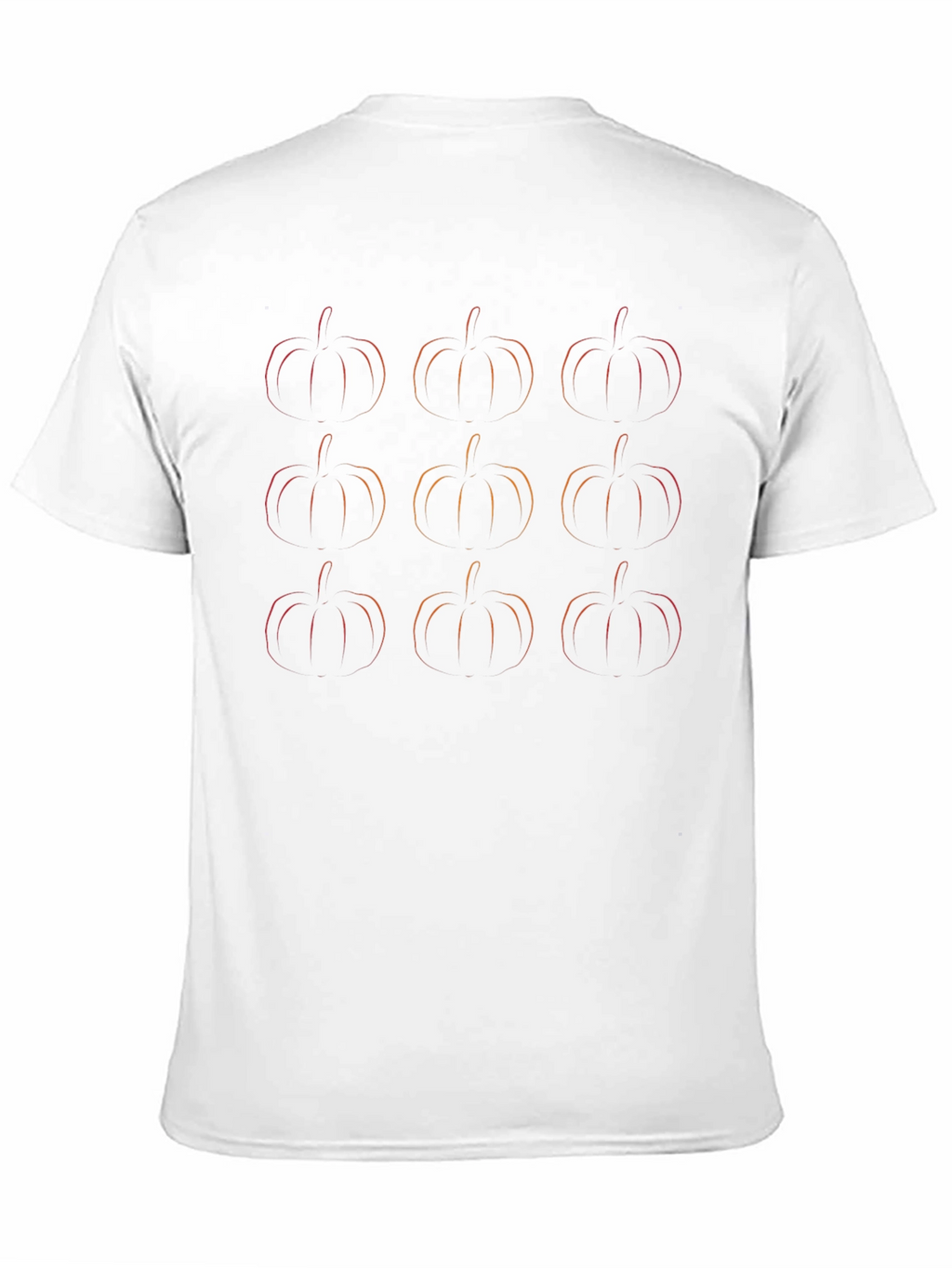 Pumpkin Pattern Tee - Fall Apparel