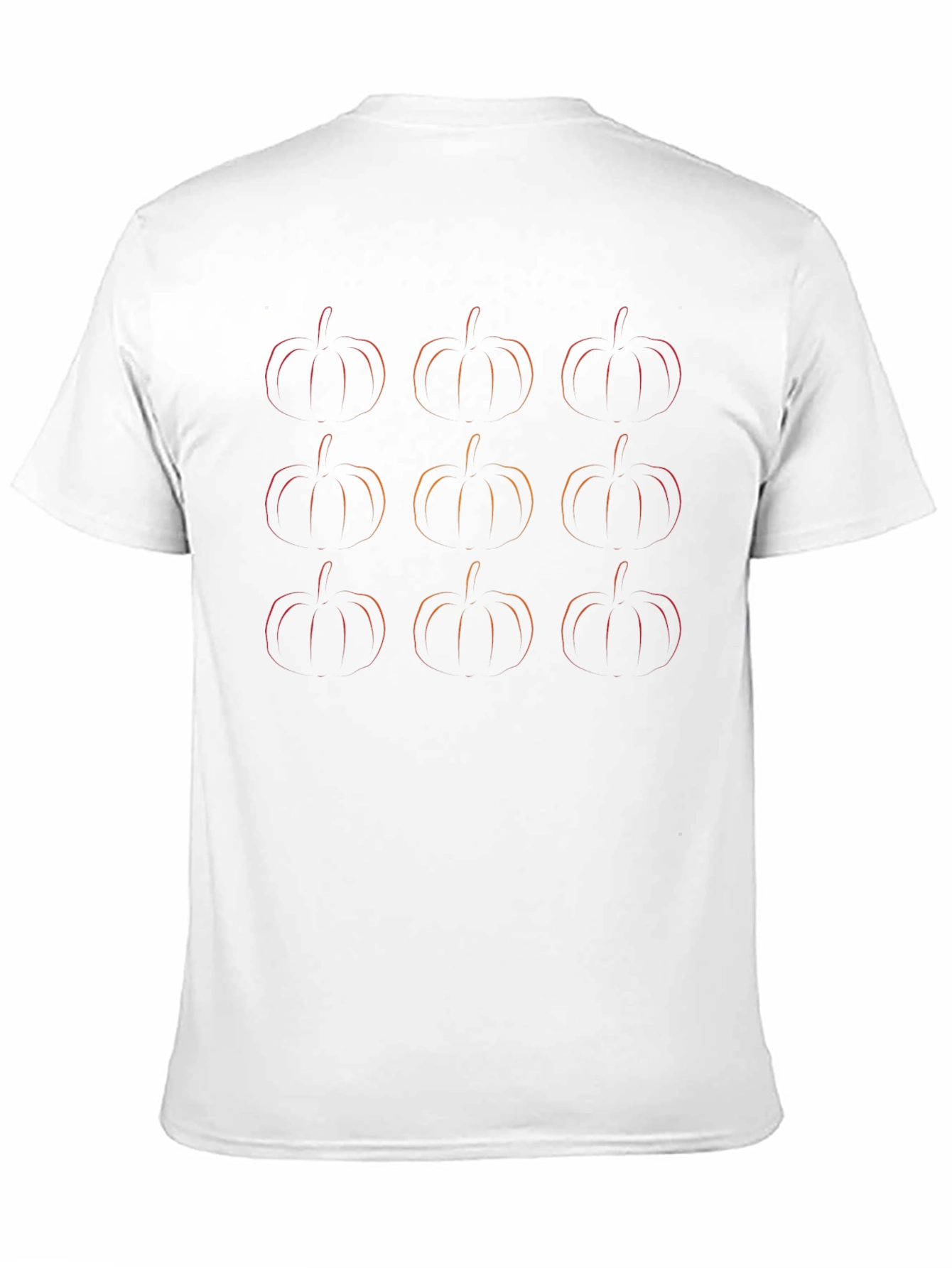Pumpkin Pattern Tee - Fall Apparel