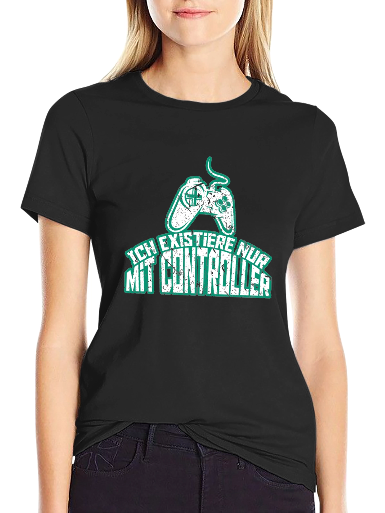 Ich Existiere Nur Mit Controller T-Shirt