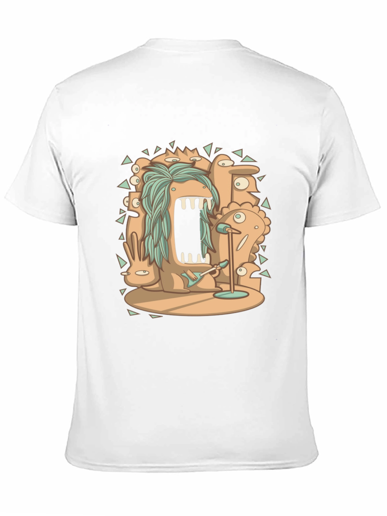 Monster Rock Band Graphic Tee