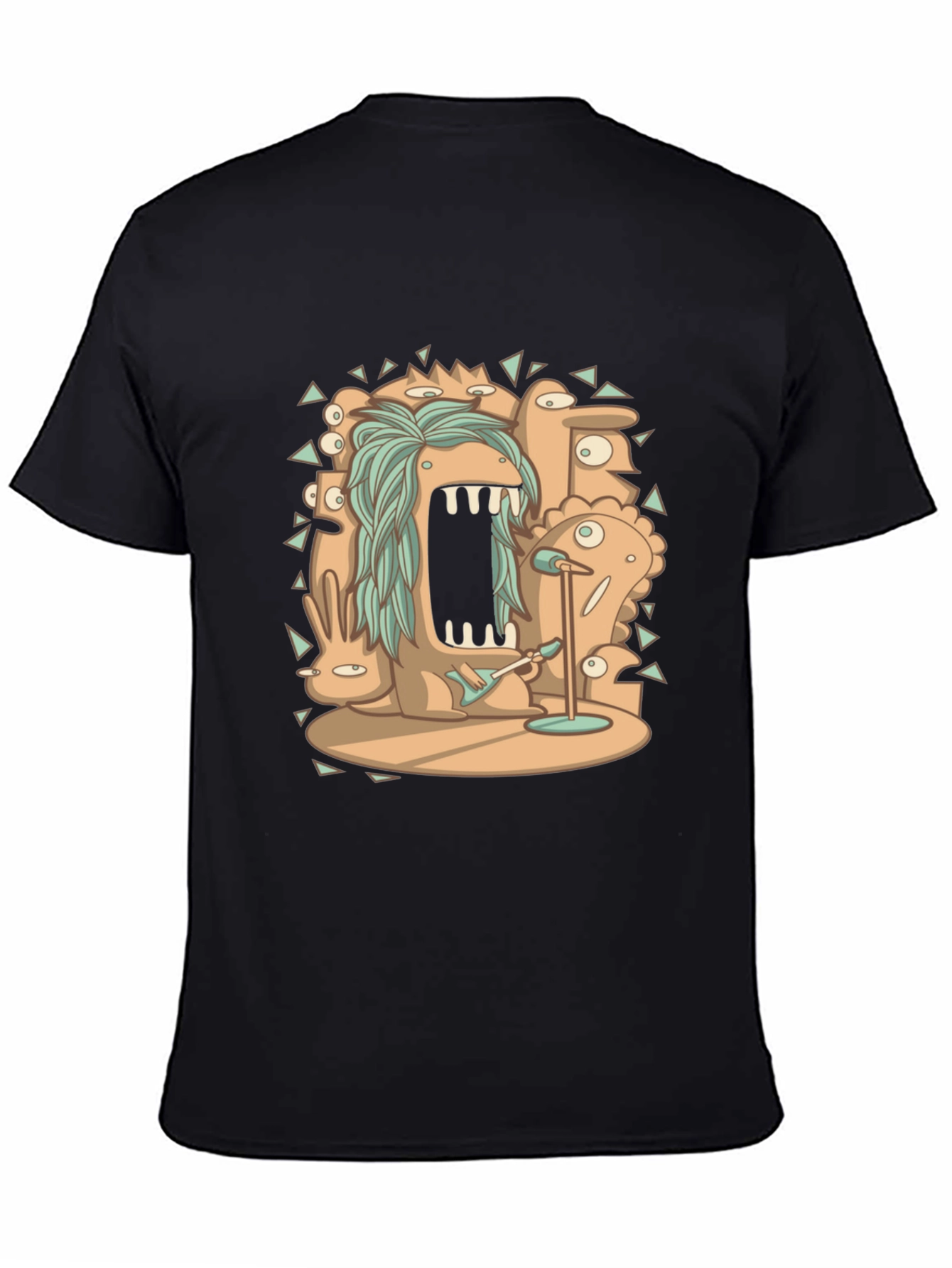 Monster Rock Band Graphic Tee