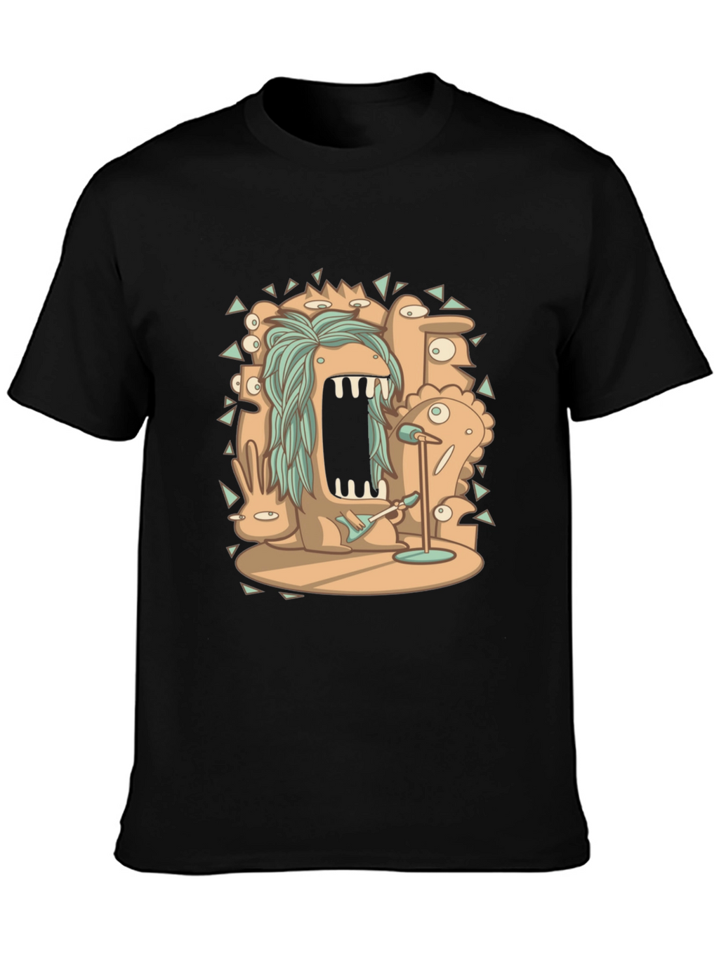 Monster Rock Band Graphic Tee