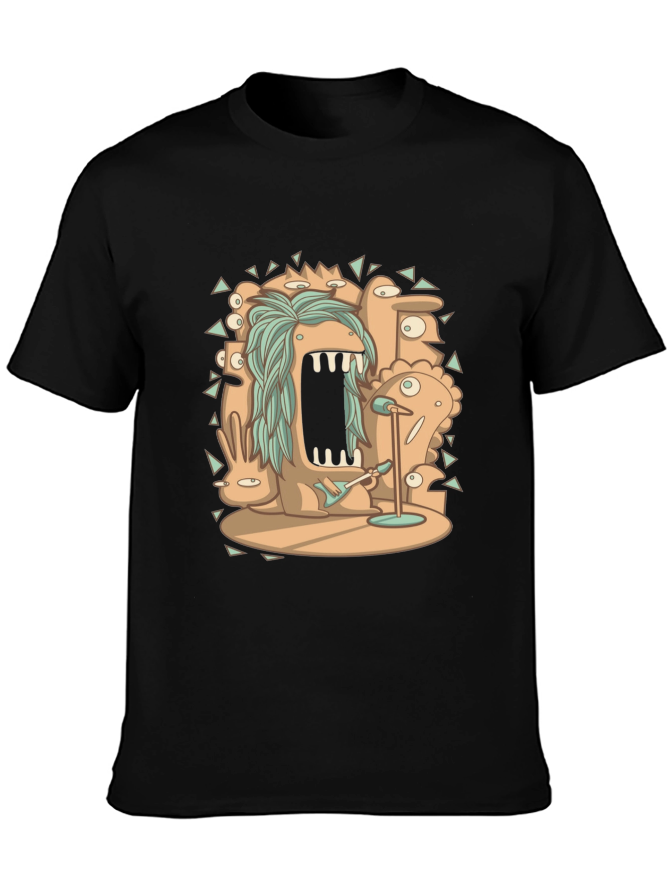 Monster Rock Band Graphic Tee