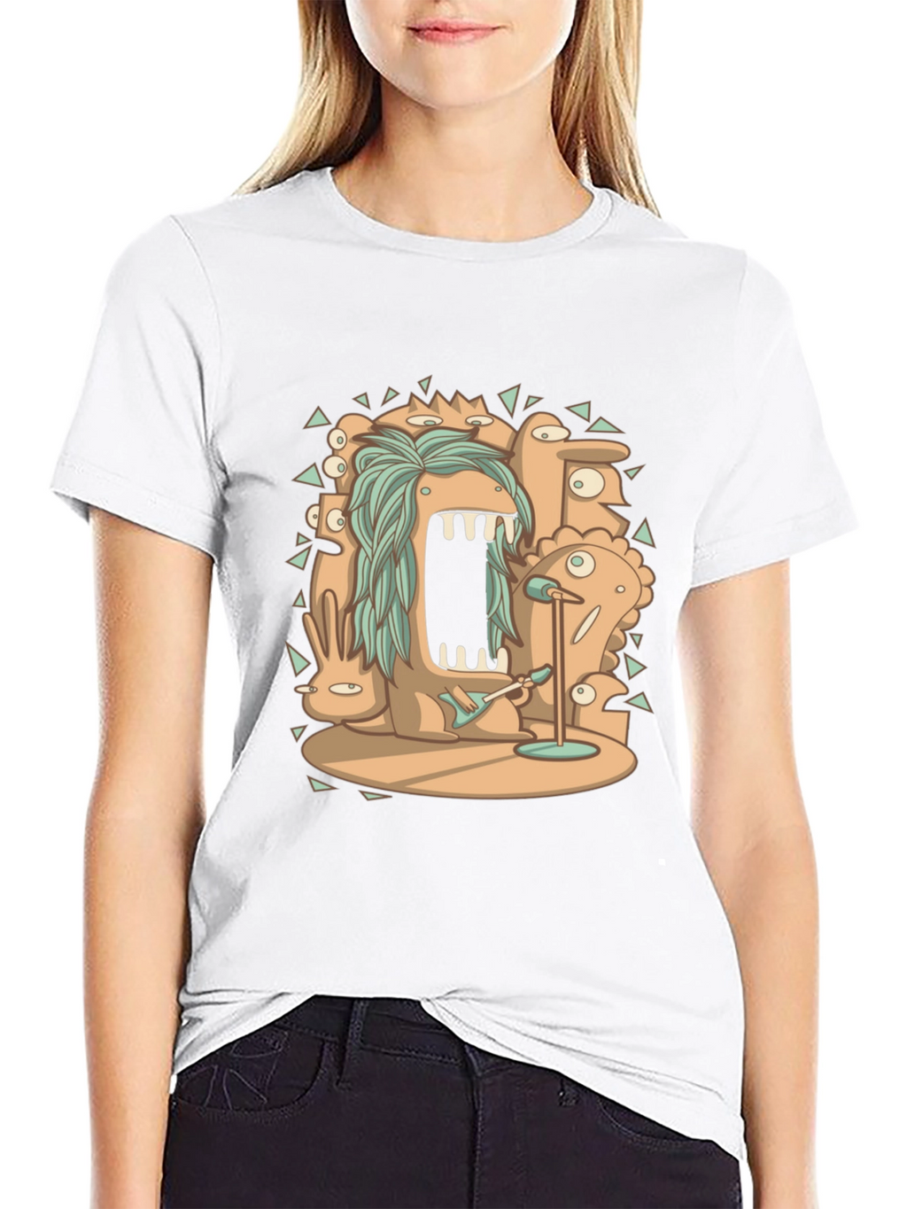 Monster Rock Band Graphic Tee