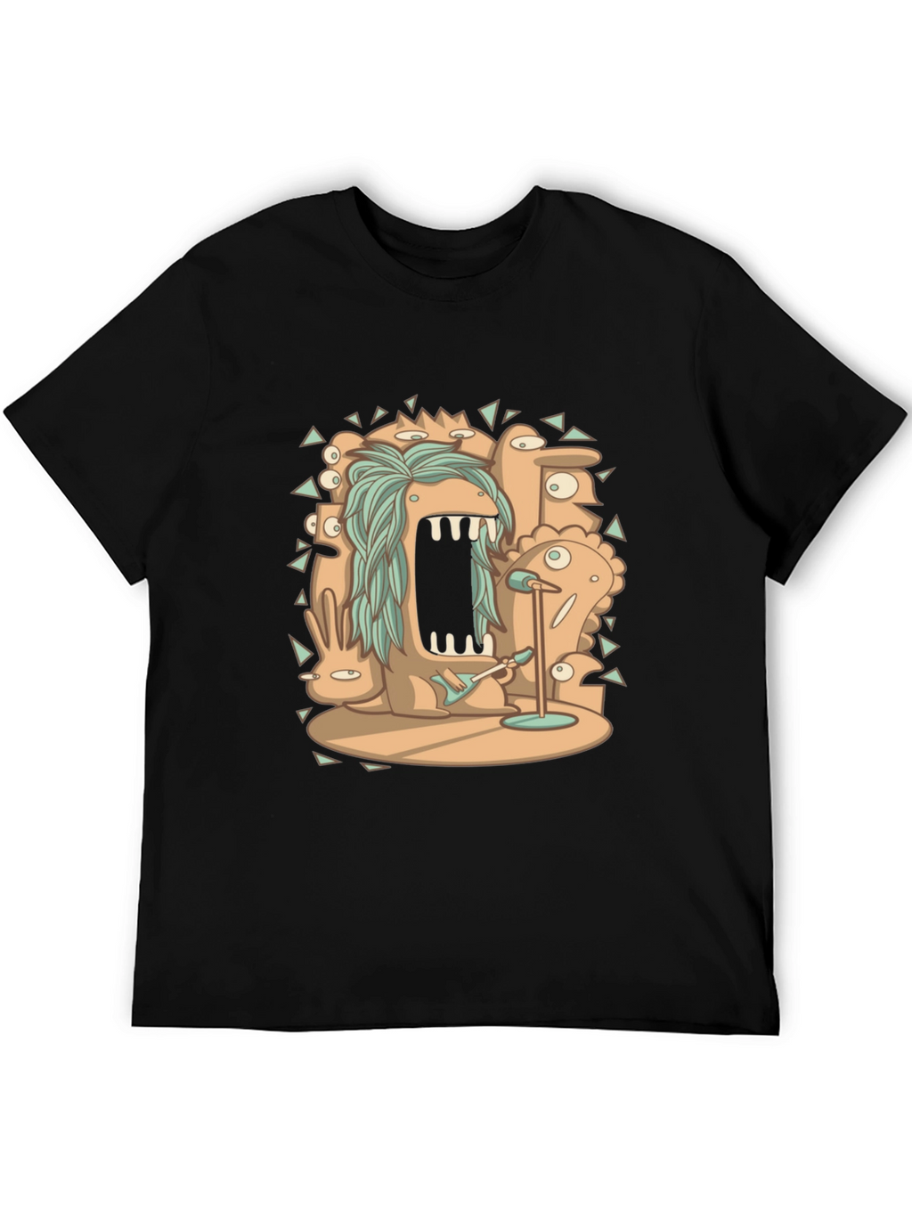 Monster Rock Band Graphic Tee