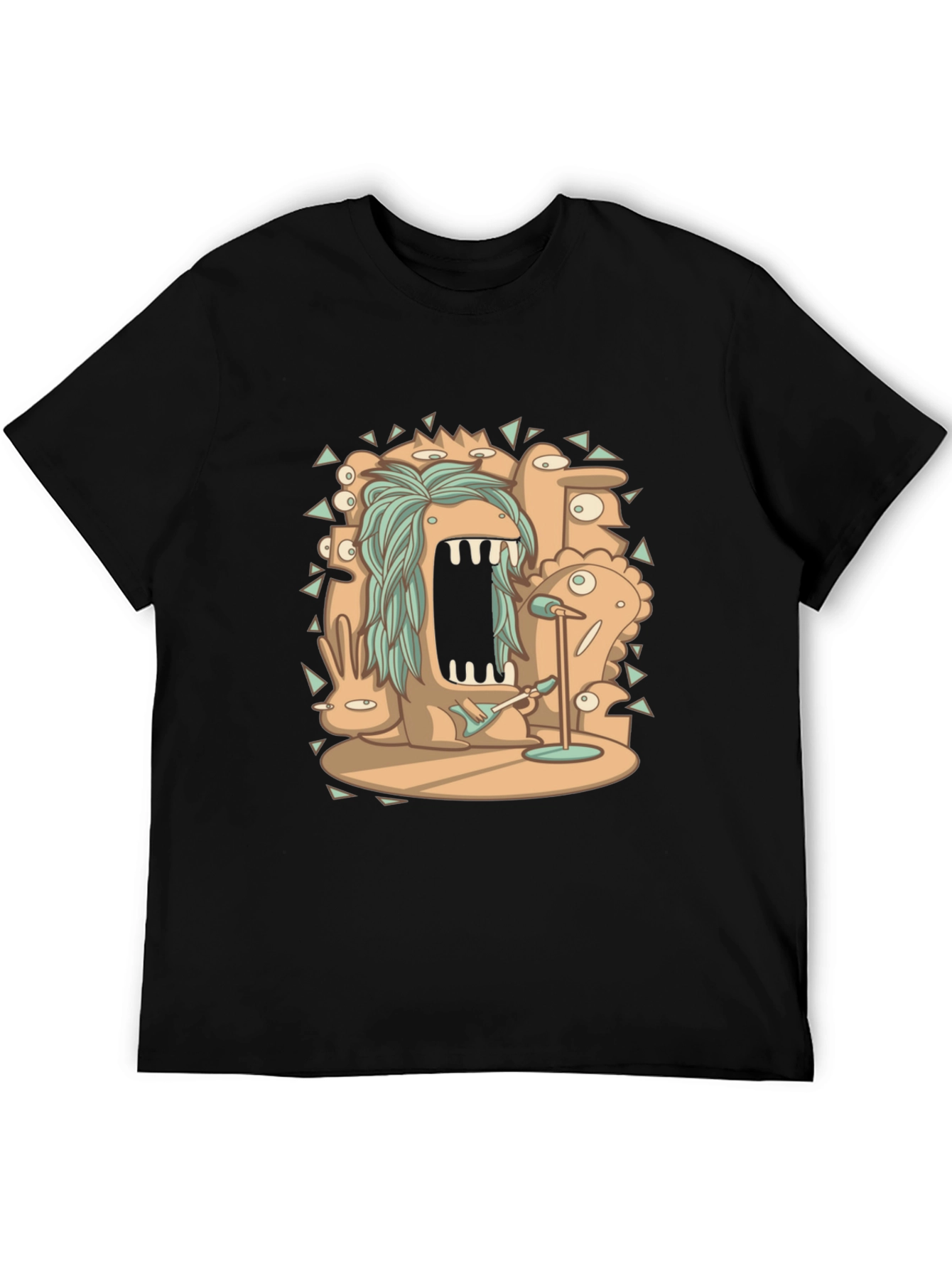 Monster Rock Band Graphic Tee
