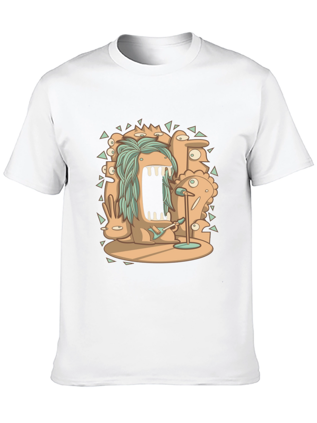 Monster Rock Band Graphic Tee