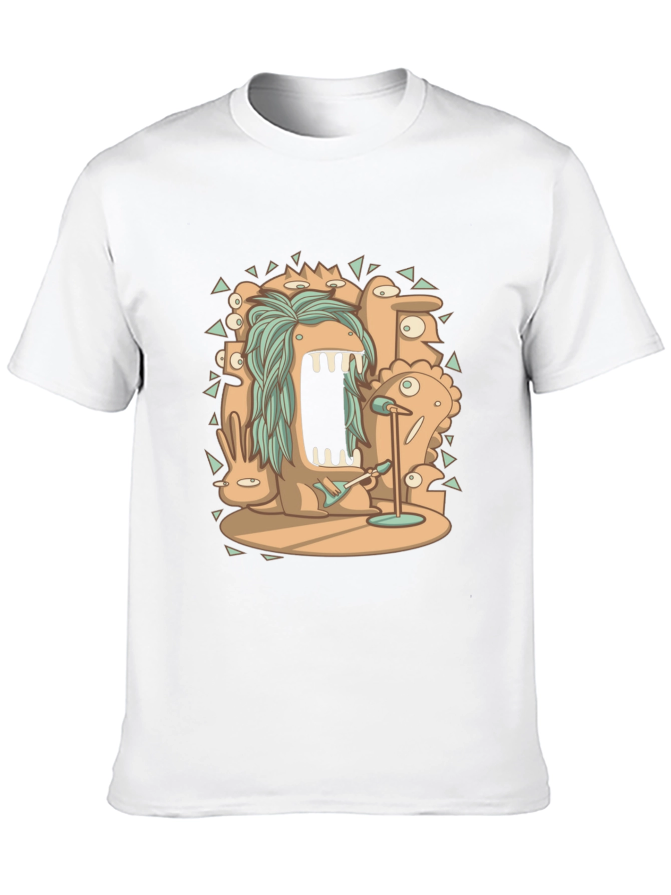 Monster Rock Band Graphic Tee