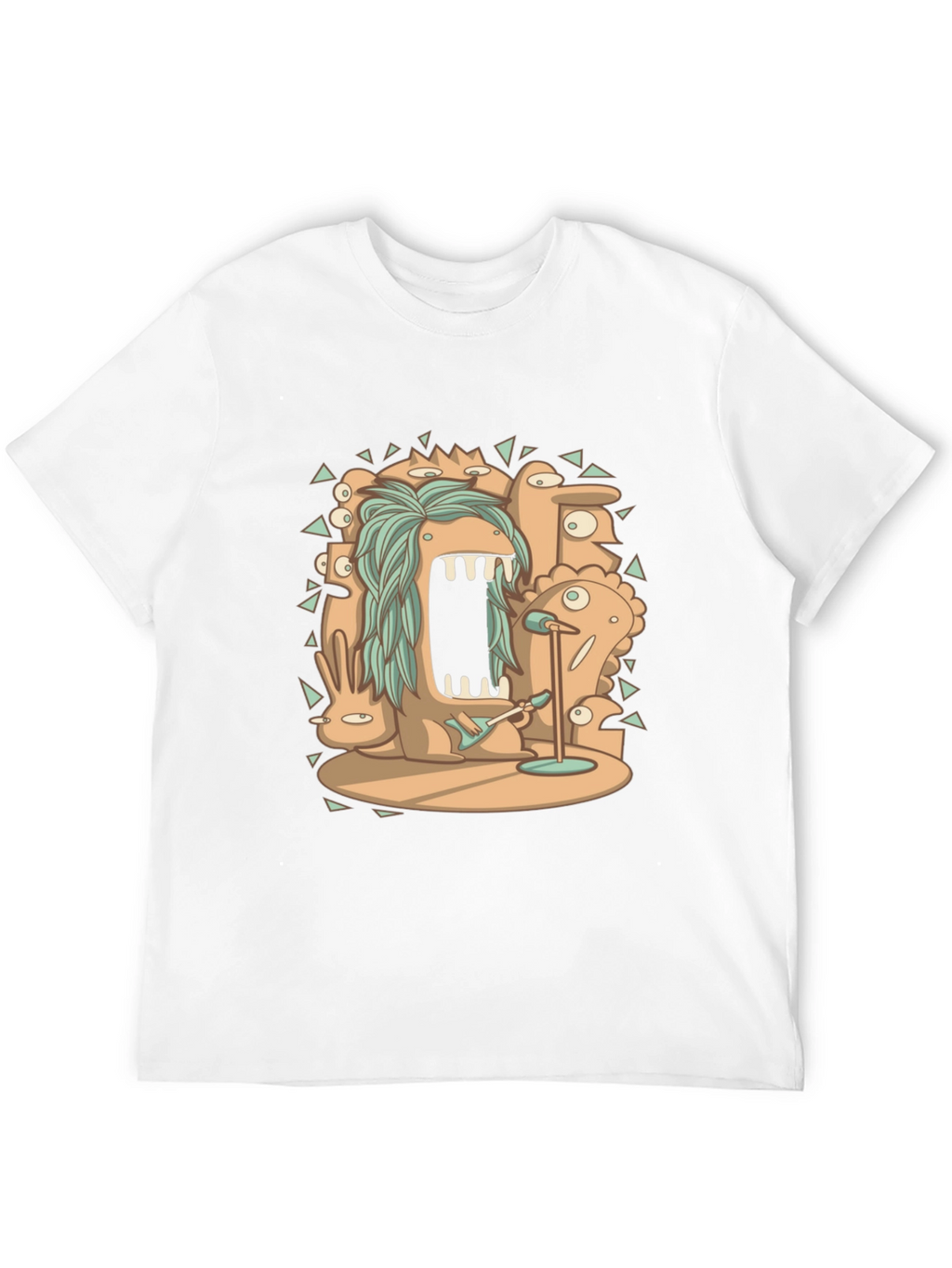 Monster Rock Band Graphic Tee