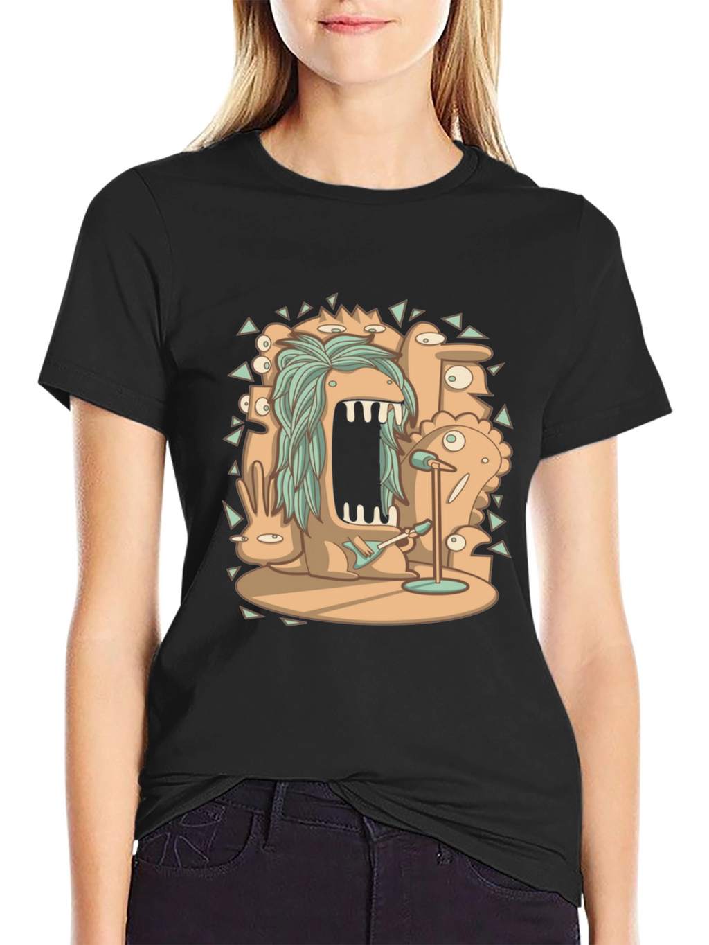 Monster Rock Band Graphic Tee