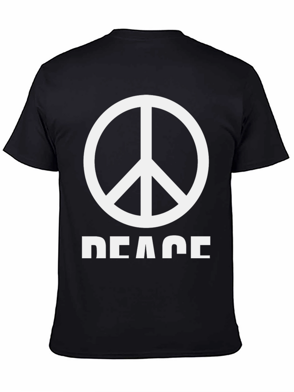 Peace Sign T-Shirt - Black Graphic Tee