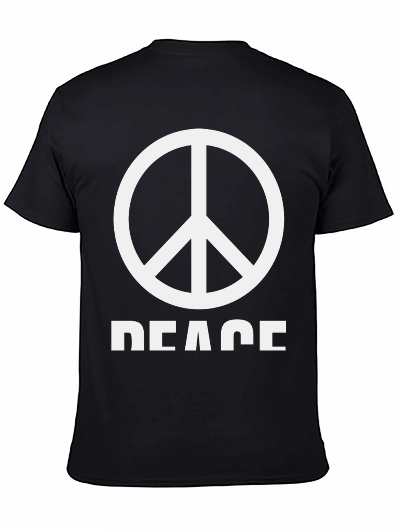Peace Sign T-Shirt - Black Graphic Tee