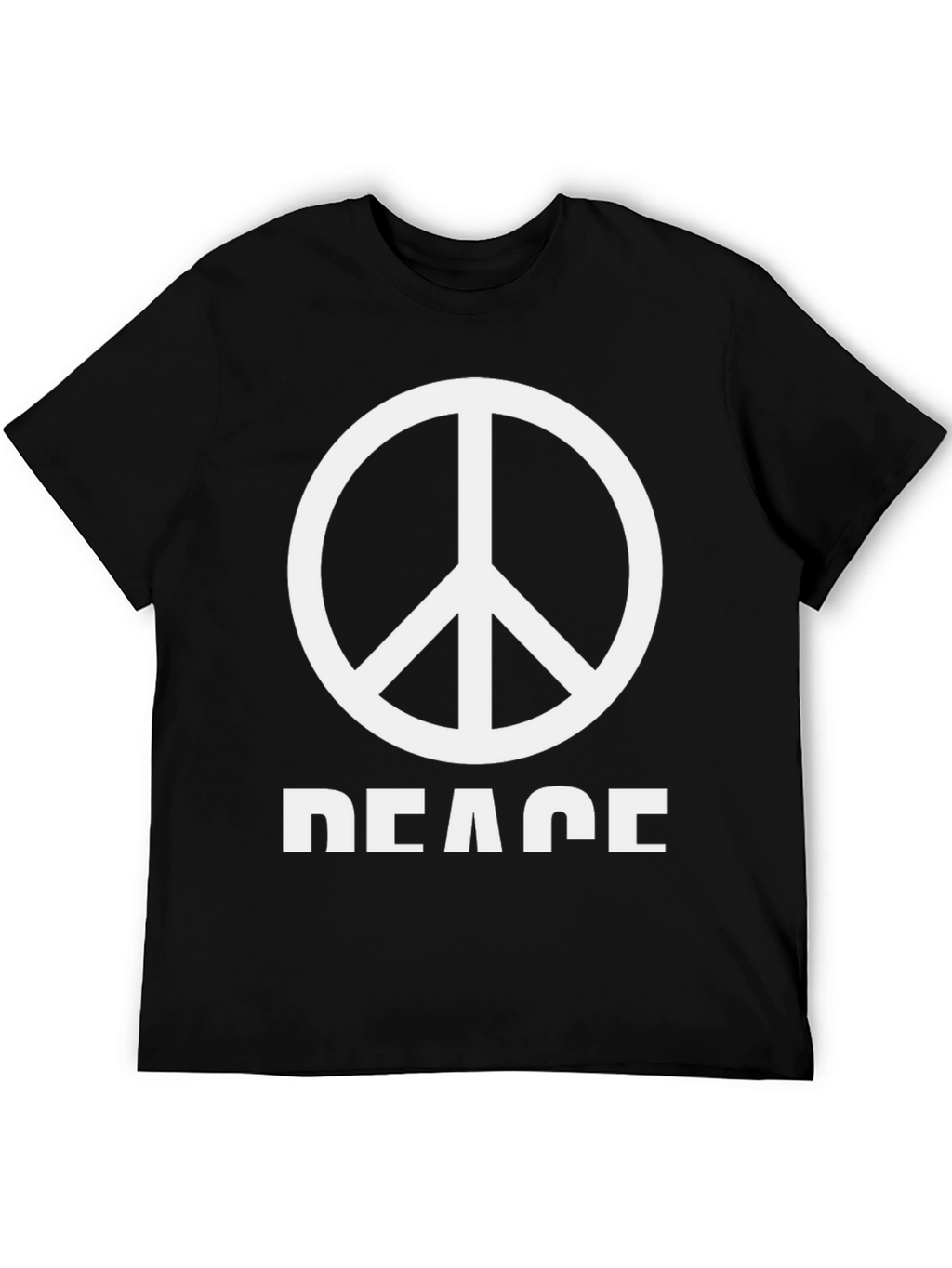 Peace Sign T-Shirt - Black Graphic Tee