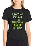 Bassoon Dad T-Shirt - Funny Musician Fathers Day Tee