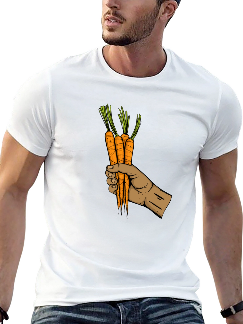 Carrot Hand Graphic Tee