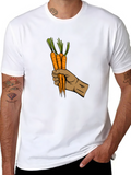 Carrot Hand Graphic Tee