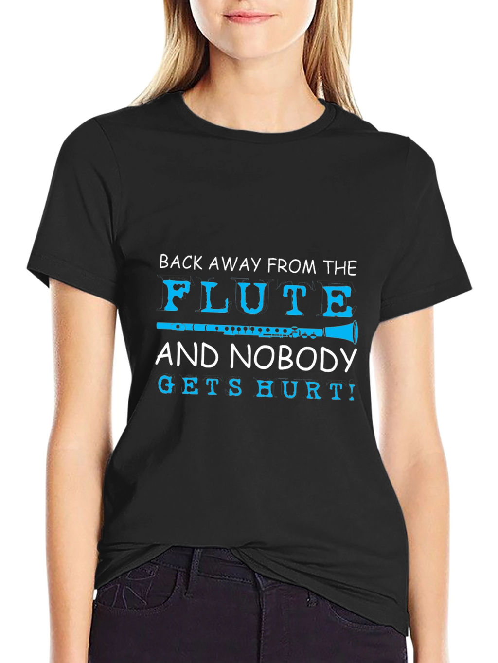 Funny Flute Player T-Shirt