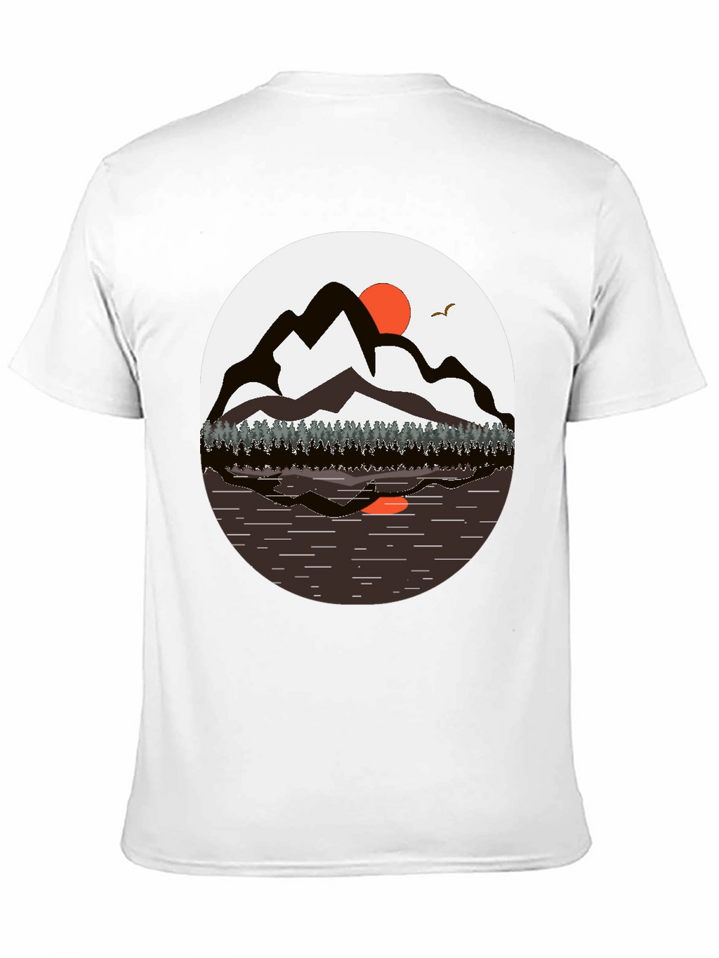 Mountain Sunset T-Shirt - Nature Graphic Tee