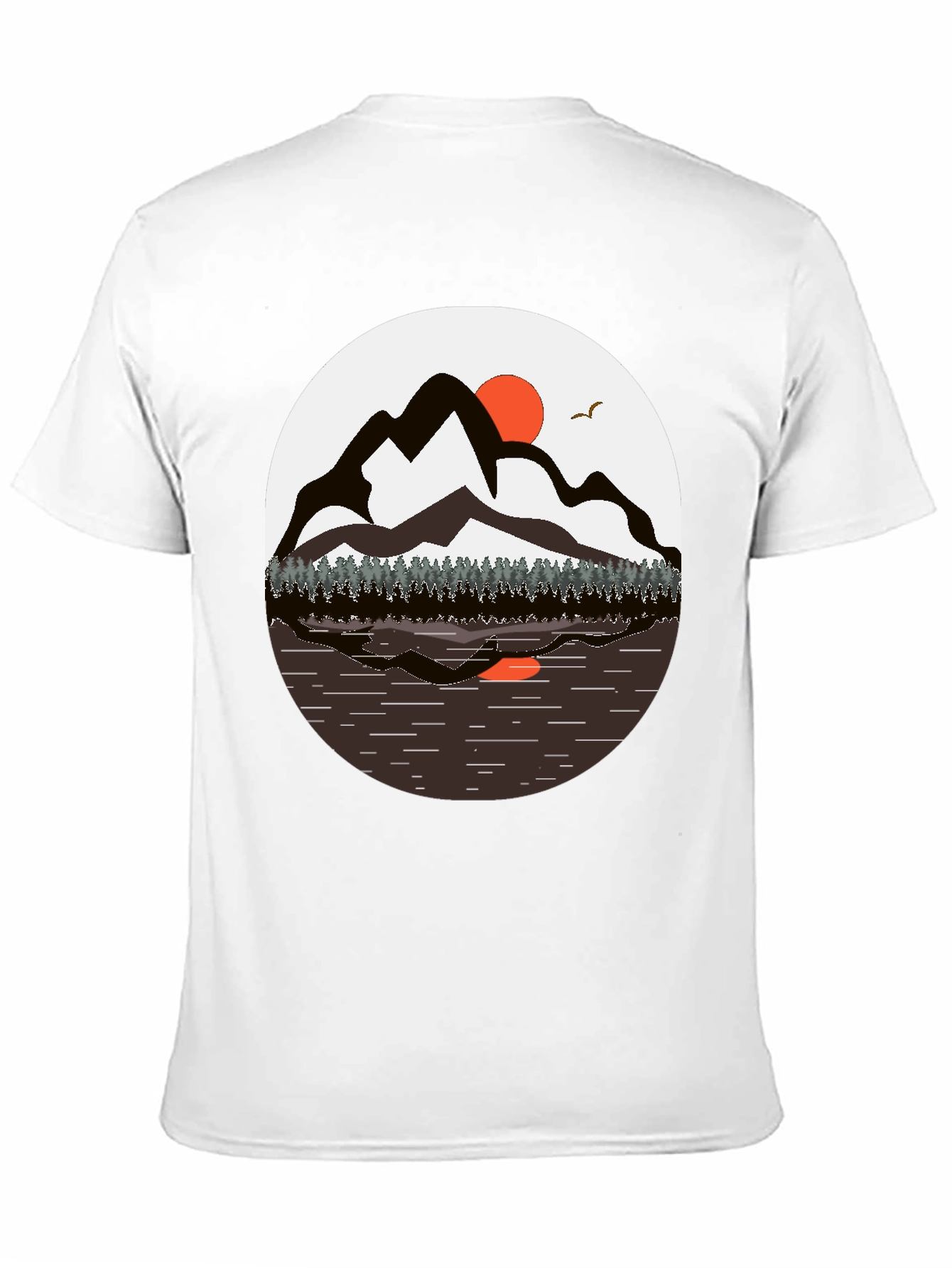Mountain Sunset T-Shirt - Nature Graphic Tee