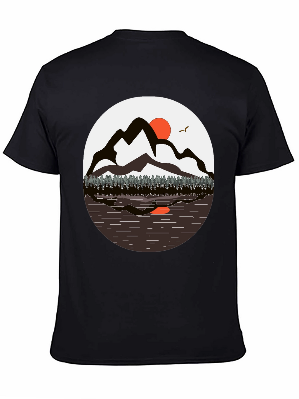 Mountain Sunset T-Shirt - Nature Graphic Tee