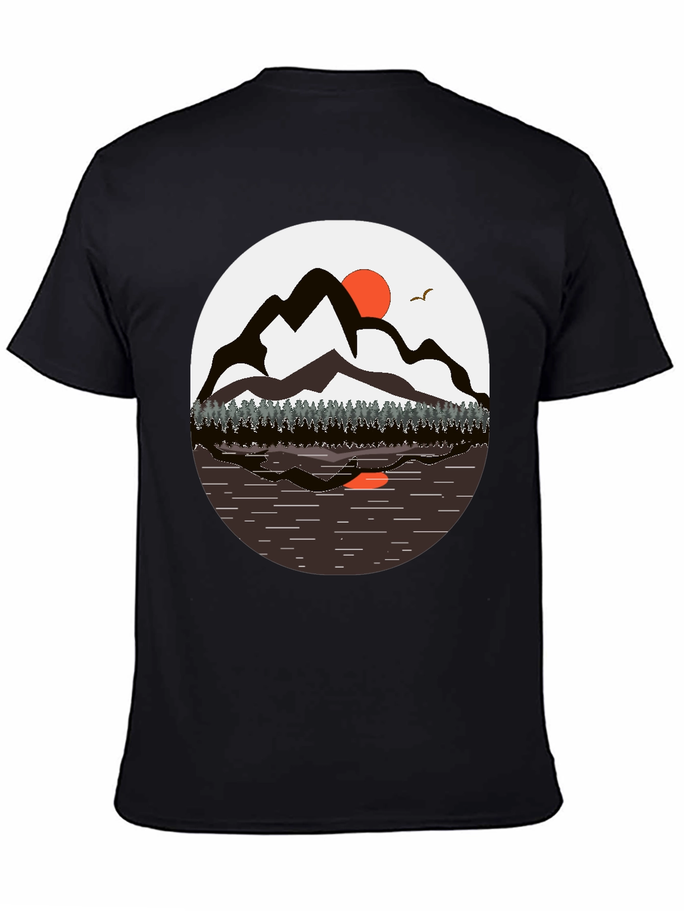 Mountain Sunset T-Shirt - Nature Graphic Tee