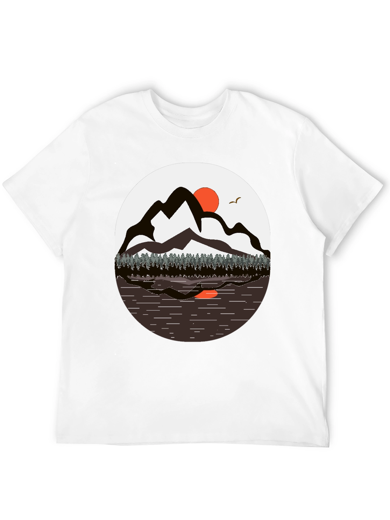 Mountain Sunset T-Shirt - Nature Graphic Tee