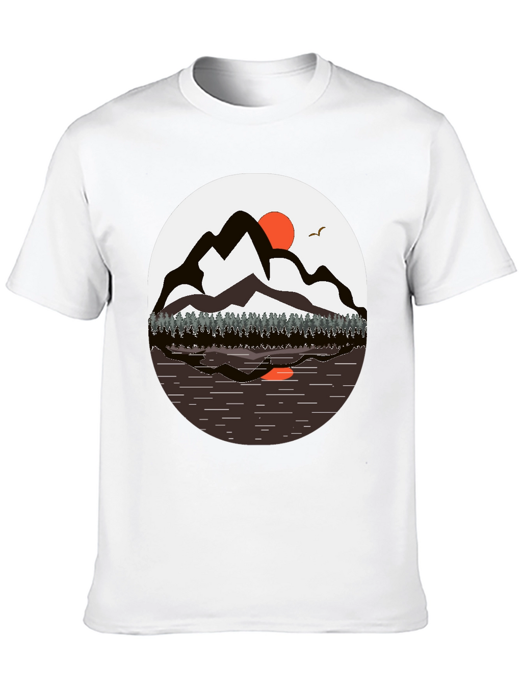 Mountain Sunset T-Shirt - Nature Graphic Tee