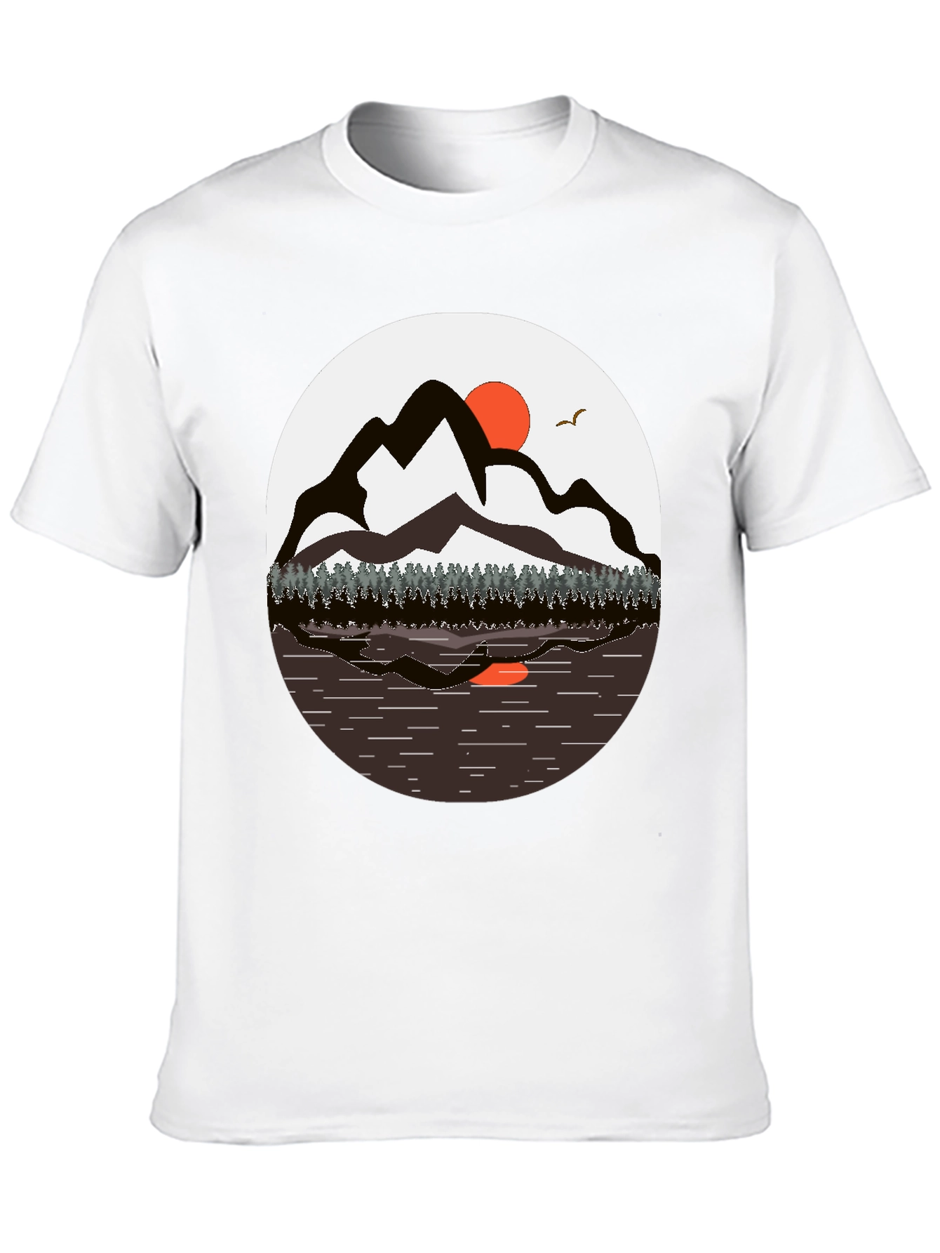 Mountain Sunset T-Shirt - Nature Graphic Tee