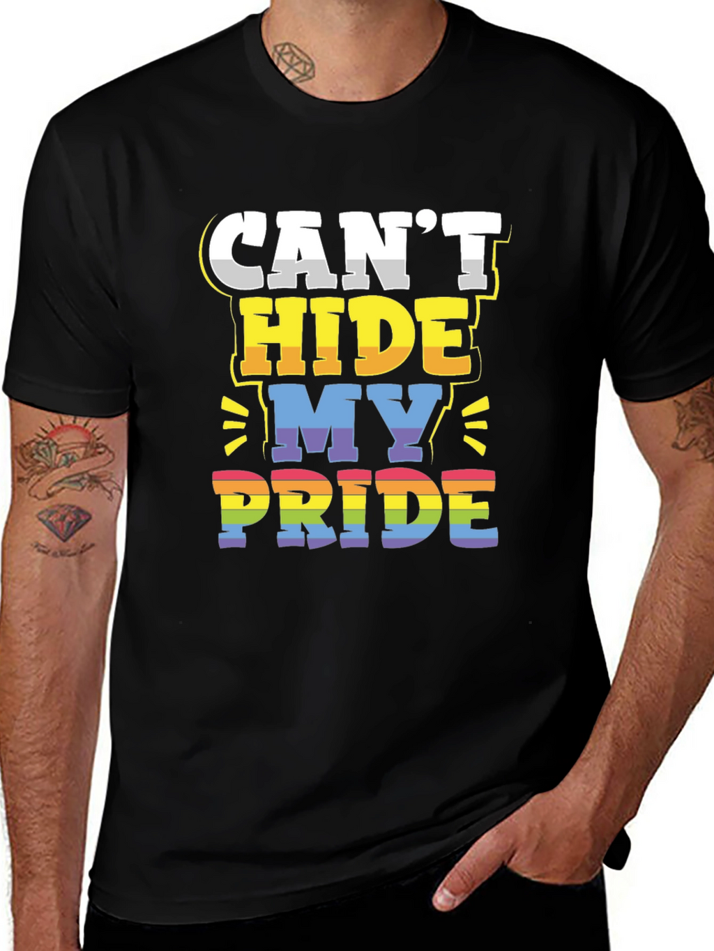 Cant Hide My Pride LGBTQ+ T-Shirt