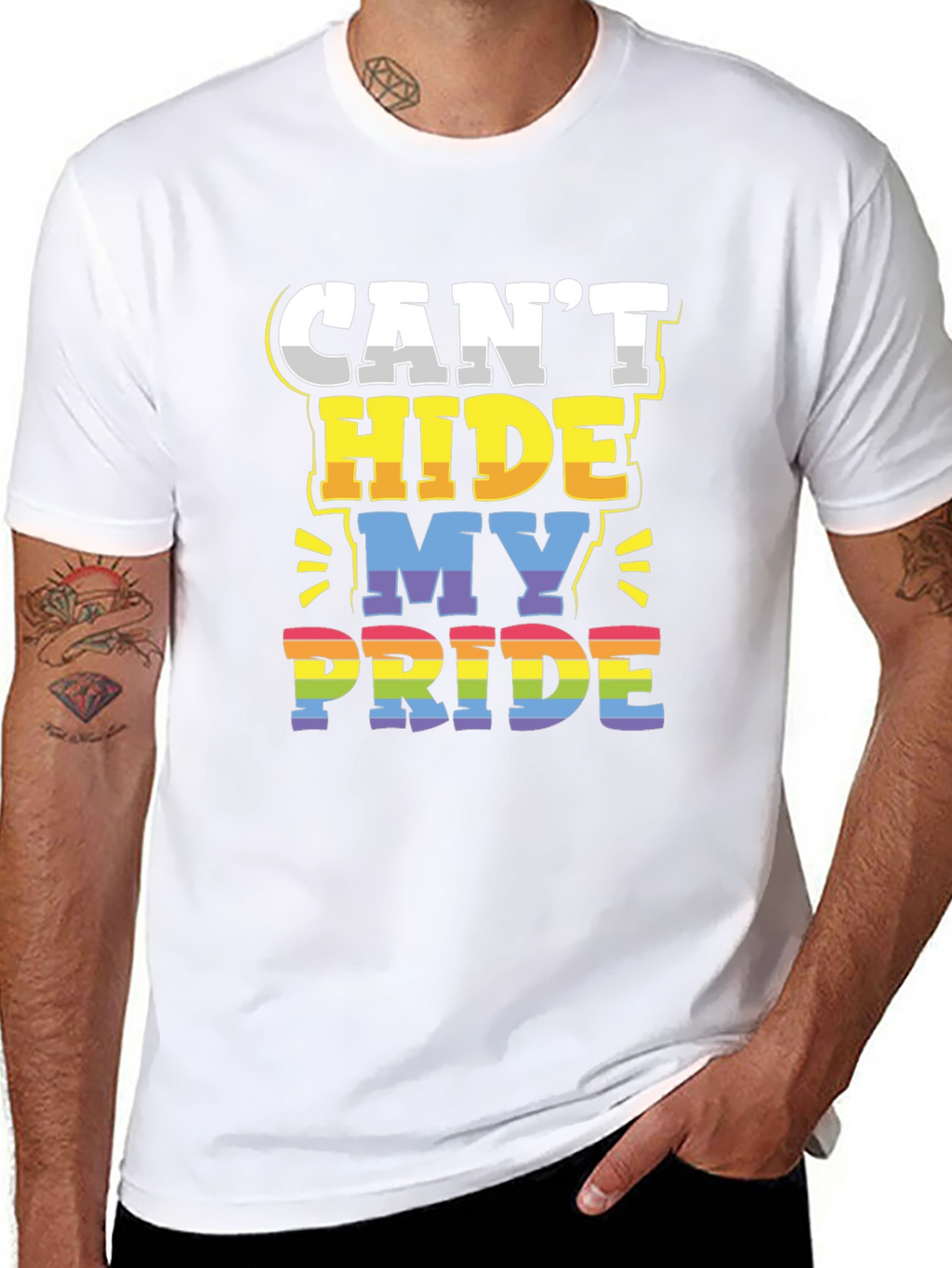 Cant Hide My Pride LGBTQ+ T-Shirt