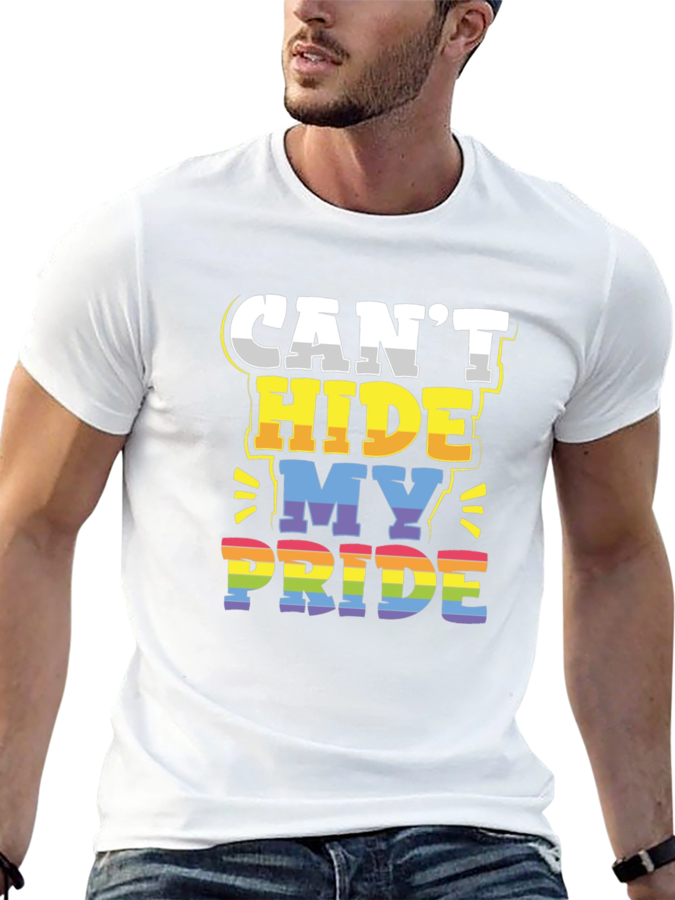 Cant Hide My Pride LGBTQ+ T-Shirt