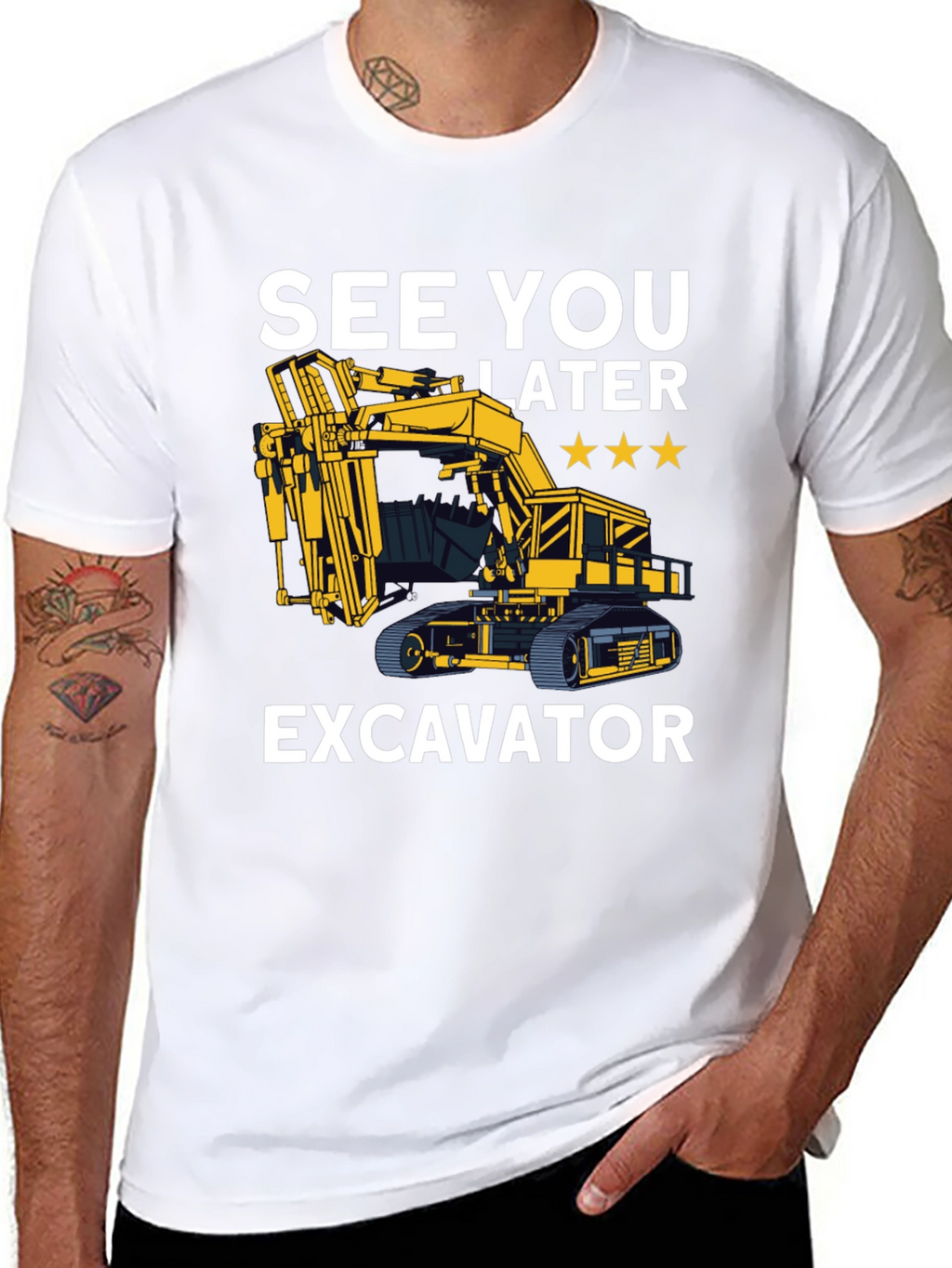 See You Later Excavator T-Shirt