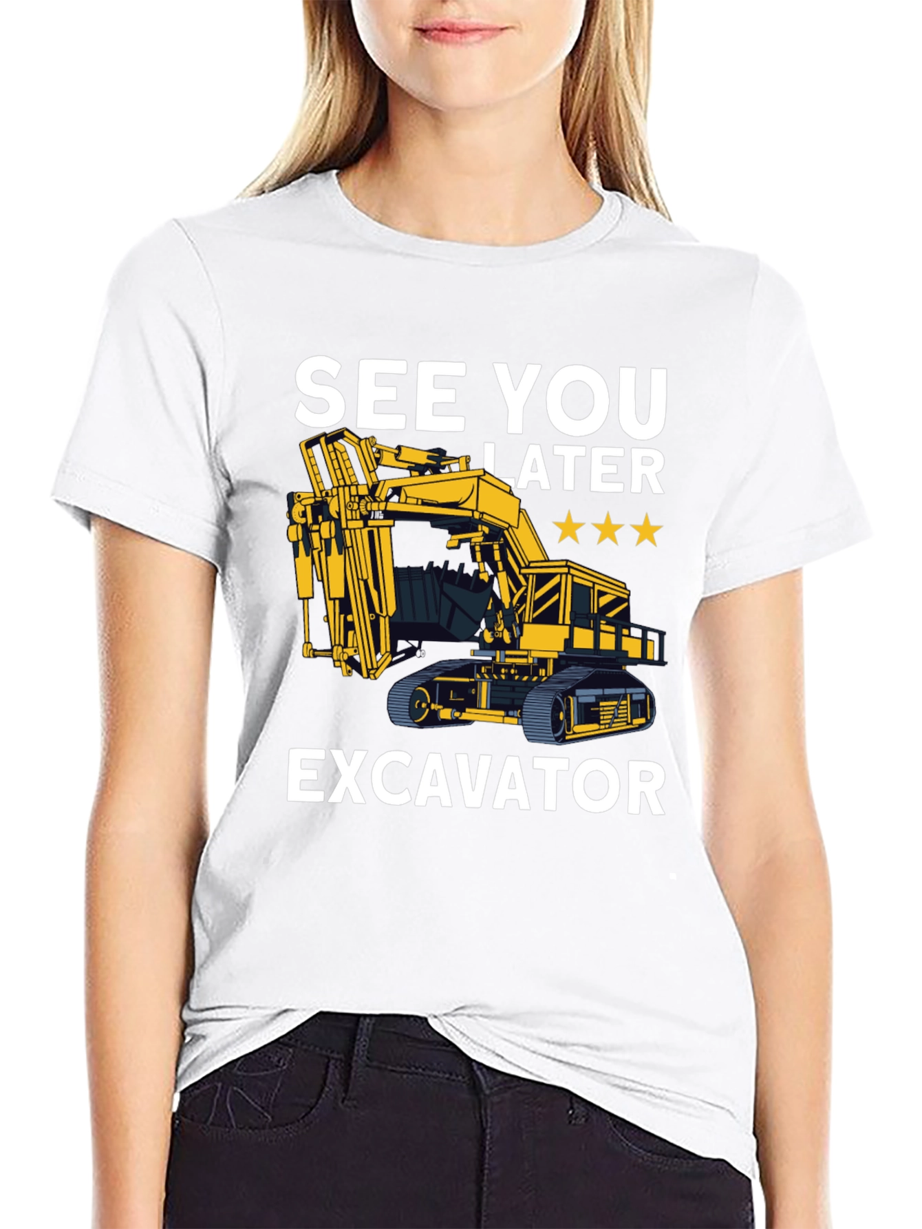 See You Later Excavator T-Shirt