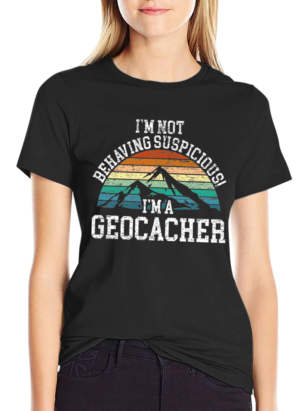 Geocacher T-Shirt - Im Not Behaving Suspiciously
