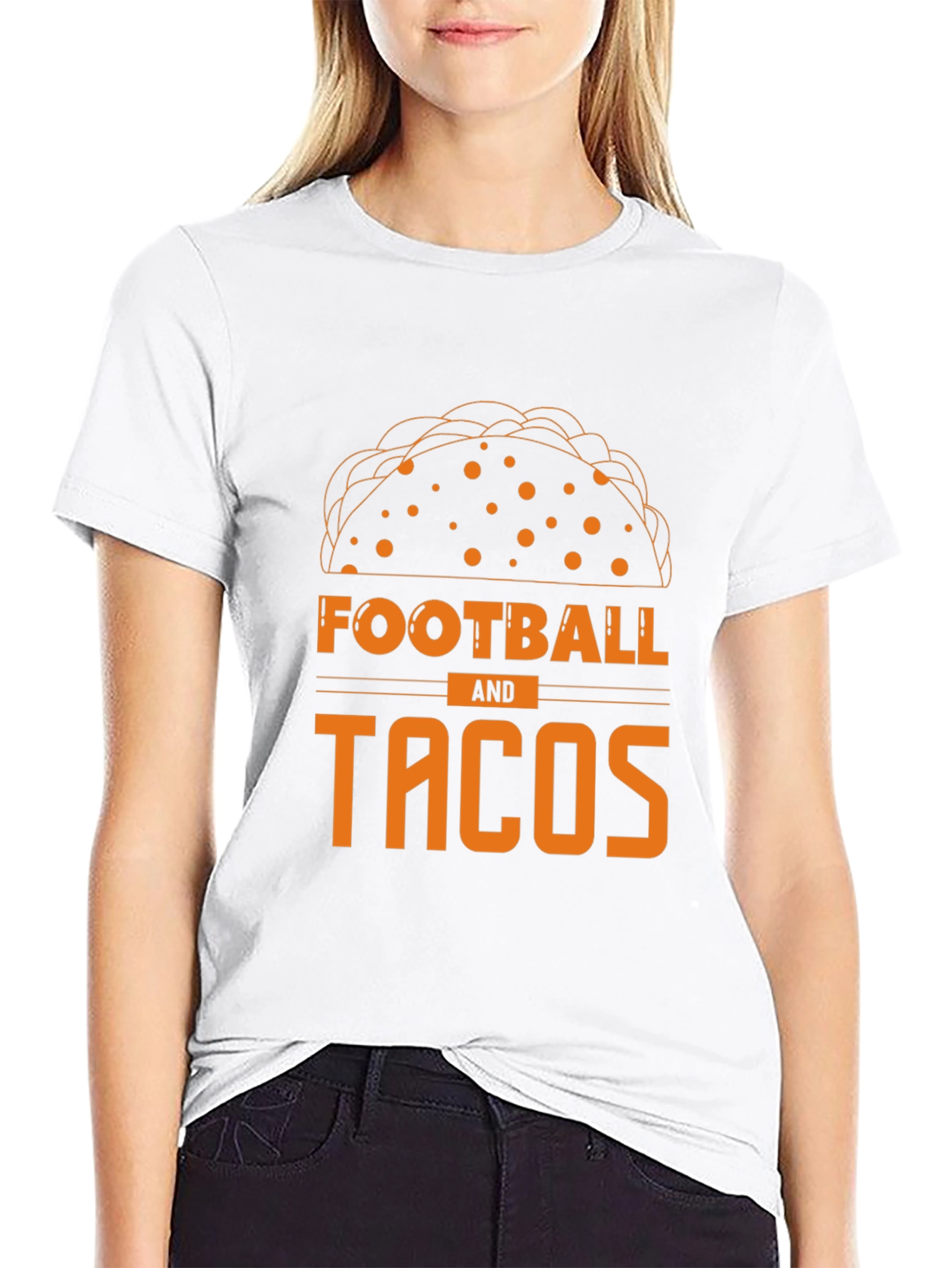 Football and Tacos Graphic Tee