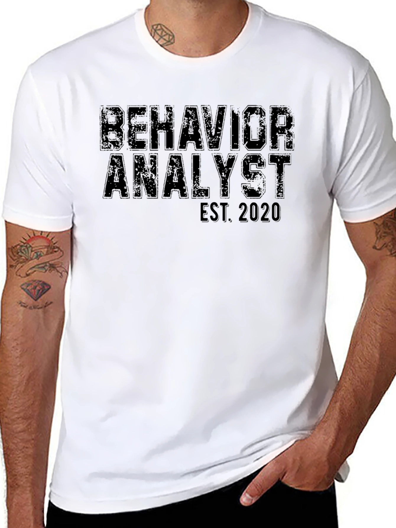 Behavior Analyst Est. 2020 Black T-Shirt